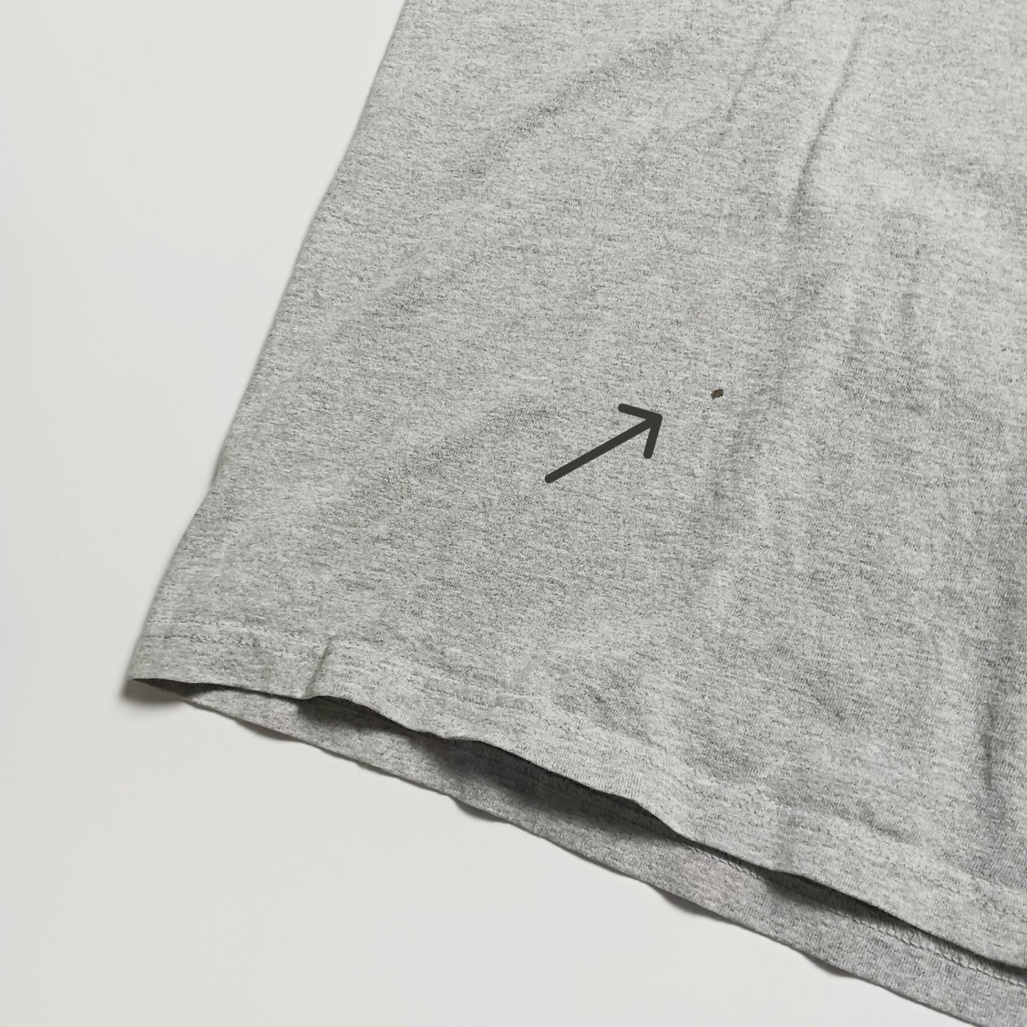 adidas アディダス カレッジ プリント Tシャツ ビッグシルエット グレー XL