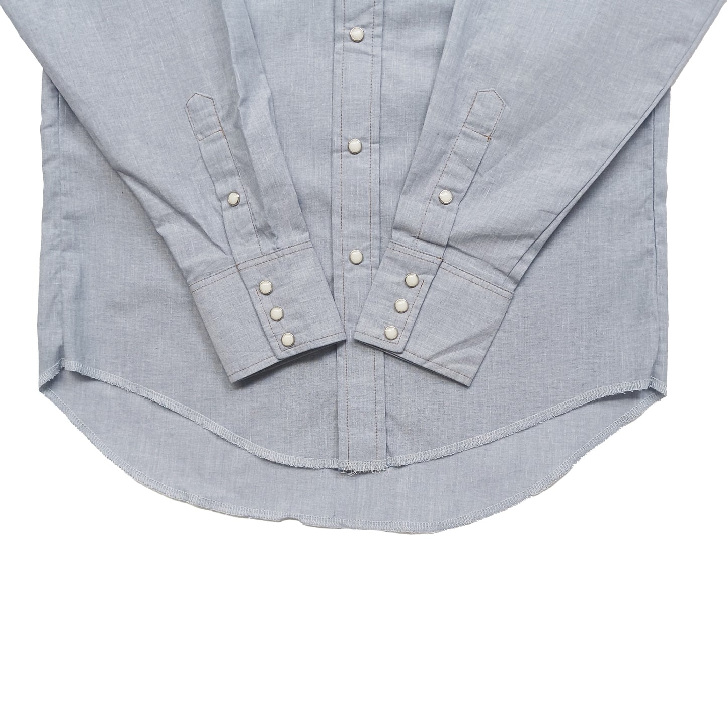 【80s】Wrangler ラングラー ウエスタンシャツ シャンブレー 70130MW XL