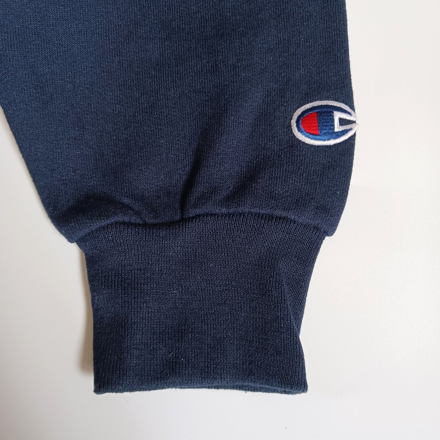 Champion チャンピオン スウェット トレーナー カレッジロゴ 刺繍 裏起毛 ネイビー M