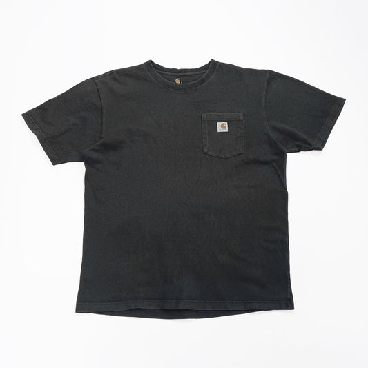 Carhartt カーハート Tシャツ ワンポイント ダークグレー L