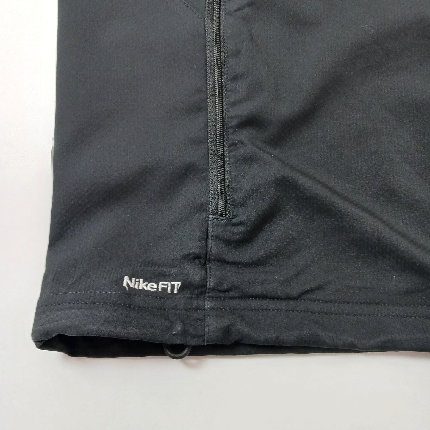 NIKE ナイキ トラックジャケット フルジップ NikeFIT ロゴプリント ブラック XL