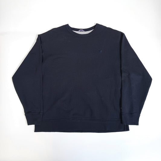 Champion チャンピオン スウェット トレーナー ワンポイント 裏毛 ネイビー 3XL