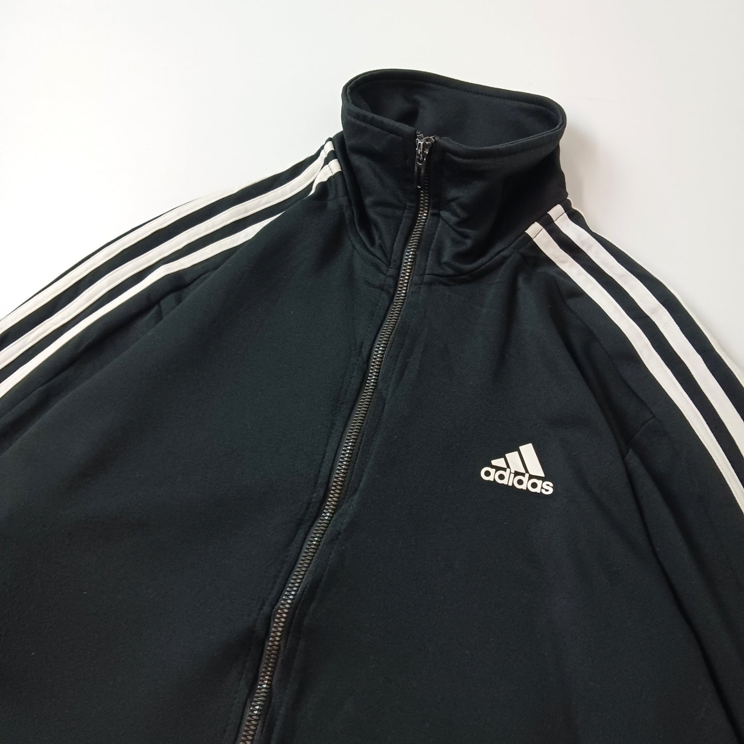 adidas アディダス スリーストライプス ジャージ ワンポイント ブラック 2XO