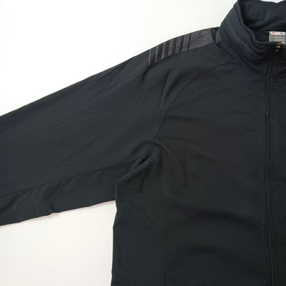 NIKE ナイキ トラックジャケット フルジップ NikeFIT ロゴプリント ブラック XL